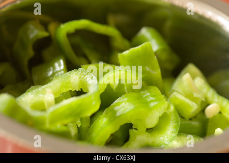 Hot Chili geschnitten Stockfoto