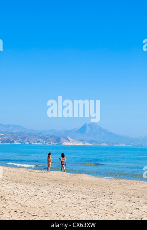 San Juan Strand Alicante Spanien Stockfoto