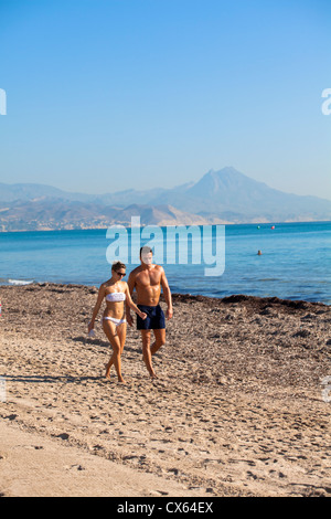 San Juan Strand Alicante Spanien Stockfoto