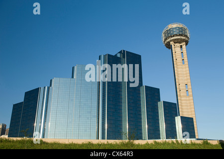 HYATT REGENCY HOTEL REUNION TURM INNENSTADT TEXAS USA Stockfoto