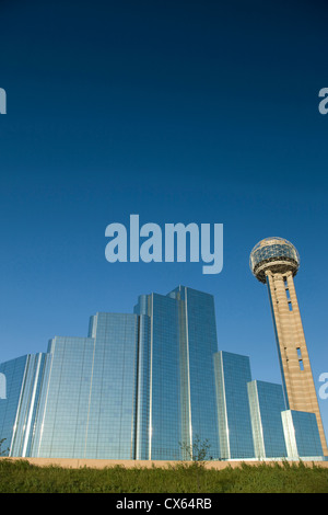 HYATT REGENCY HOTEL REUNION TURM INNENSTADT TEXAS USA Stockfoto