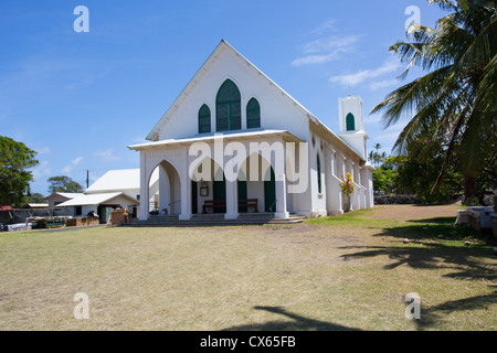 Kirche des Hl. Franziskus, Kalaupapa Stadt Kalaupapa-Halbinsel, Molokai, Hawaii Stockfoto