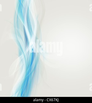 Abstrakten modernen Hintergrund mit blauen Welle Stockfoto
