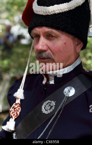 Ataman Vasily Cherepakhin in der Uniform eines Offiziers der Kosaken während des russisch-französischen Krieges von 1812-1815 Stockfoto