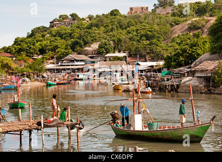 Khao Takiabe Fischerhafen Port Hua Hin Thailand Stockfoto