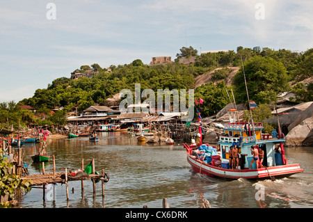 Khao Takiabe Fischerhafen Port Hua Hin Thailand Stockfoto