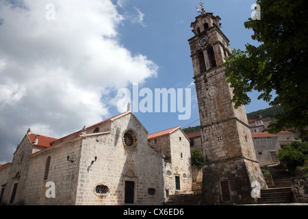 Kirche aller Heiligen in Blato, Kroatien Stockfoto