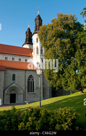 Visby Kathedrale (Dezembers Maria Domkyrka) auf der Insel Gotland in Schweden Stockfoto