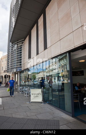 The McAvoys Cafe, Bath Busbahnhof, Bath, England, Großbritannien Stockfoto