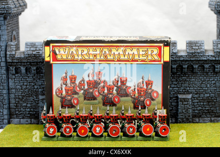 Warhammer Fantasy Chaos Zwerge von Games Workshop Stockfoto