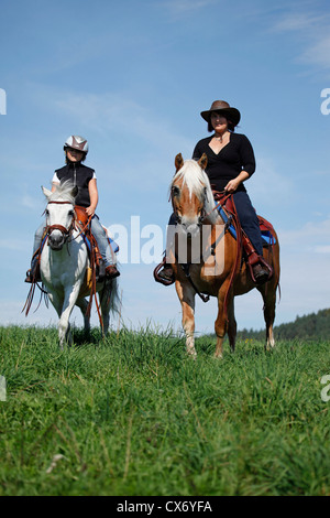 Western Reiter Stockfoto