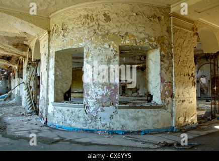 Grande Ballroom Ticket Booth, in Detroit Michigan 1928 sahen viele wichtige Bands der 190 Spiel hier. Stockfoto