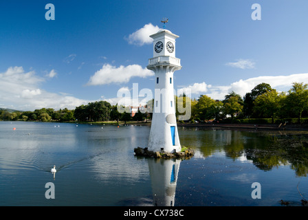 Scott Memorial Roath Park See Cardiff South Wales, Australia Stockfoto