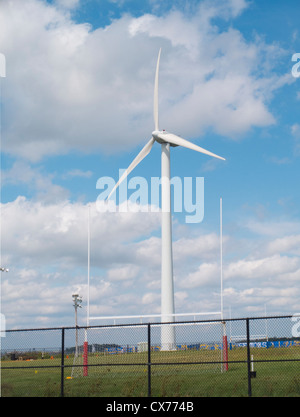 Windkraftanlage in Hull MA Stockfoto