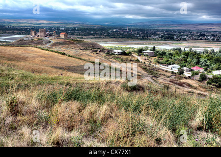 Alte Burg, Samcevrisi, Shida Kartli, Georgia Stockfoto