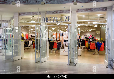 Forever 21 zu speichern, in der Mall of America in Bloomington, Minneapolis, Minnesota, USA Stockfoto