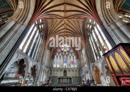 Exeter Kathedrale, Exeter, Devon, UK Stockfoto