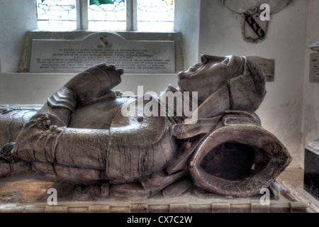 Innere der Kirche, Kedleston Hall, Kedleston, Derbyshire, UK Stockfoto