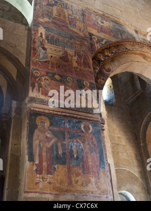 Mzcheta Swetizchoweli-Kathedrale Fresken Stockfoto