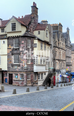 John Knox House, Royal Mile, Edinburgh, Schottland, Großbritannien Stockfoto