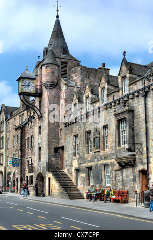 Canongate Tolbooth (1561), Royal Mile, Edinburgh, Schottland, UK Stockfoto