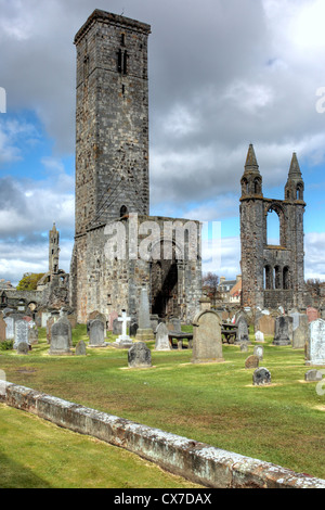 St Andrews Cathedral, St. Andrews, Fife, Schottland Stockfoto