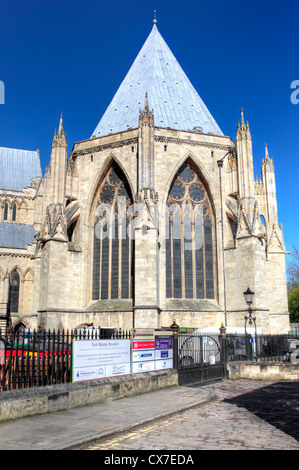 Der Kapitelsaal, York Minster, York, North Yorkshire, England, UK Stockfoto