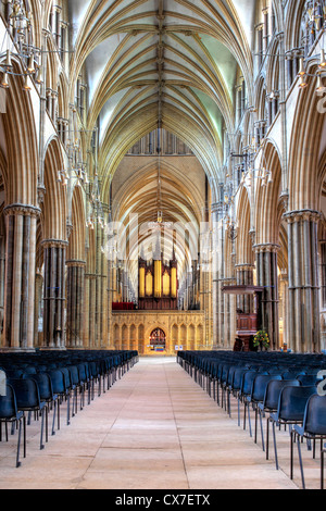 Kathedrale von Lincoln, Lincoln, Lincolnshire, England, UK Stockfoto