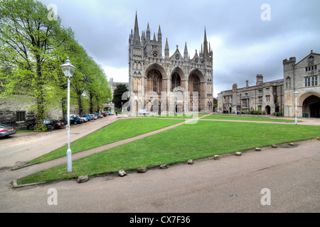 Peterborough Kathedrale, Peterborough, Cambridgeshire, England, Vereinigtes Königreich Stockfoto