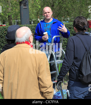 Speakers' Corner im Hyde Park, London, UK Stockfoto