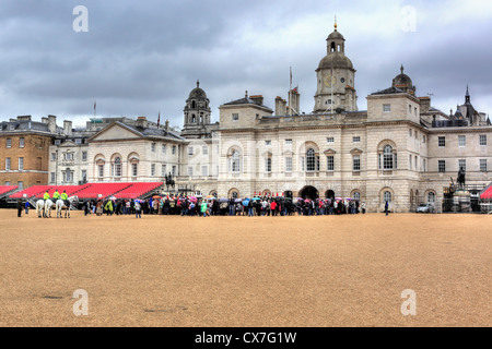 Household Cavalry, changing of the Guard am Pferd schützt Parade, London, UK Stockfoto