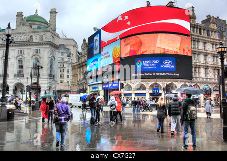 Piccadilly Circus, London, UK Stockfoto