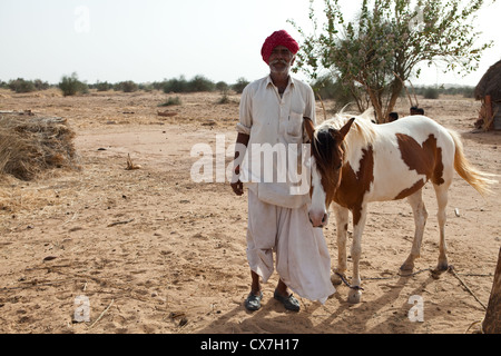 Inder in Thar Wüste Stockfoto
