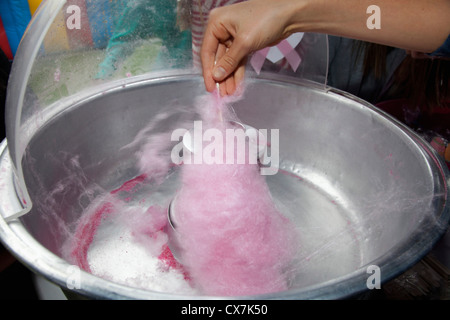 Spinnen-Zuckerwatte Stockfoto