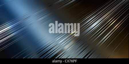 Diagonale Linien und farbiges Licht Stockfoto