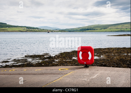 Lochaline Fähranleger auf der Insel Mull. Stockfoto