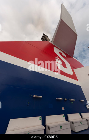 Trichter der Stena Line super schnelle Fähre Stockfoto