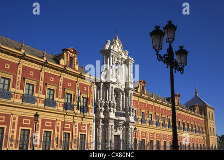 Palacio de San Telmo in Sevilla-Sevilla, Spanien. Stockfoto