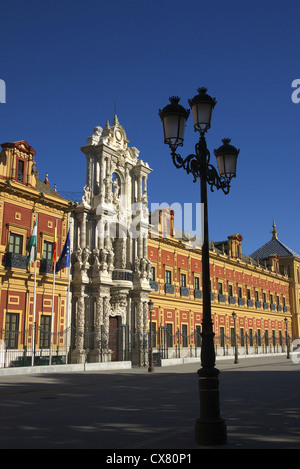 Palacio de San Telmo in Sevilla-Sevilla, Spanien. Stockfoto