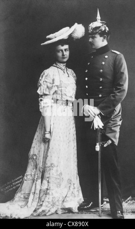 Augusta Victoria und Wilhelm II., 1906 Stockfoto