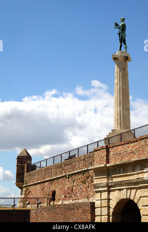 Victor-Denkmal auf der Festung Kalemegdan in Belgrad, Serbien Stockfoto