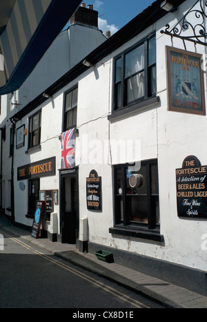 Das Fortescue Pub am Salcombe Nord Strand Devon England uk Stockfoto