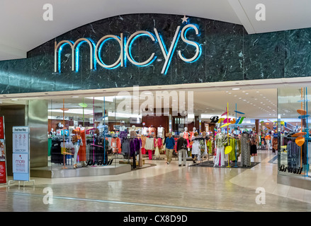 Das Kaufhaus Macy's in der Mall of America in Bloomington, Minneapolis, Minnesota, USA Stockfoto