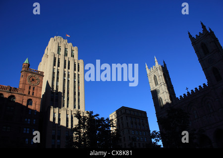 Kanada, Quebec, Montreal, Basilika Notre-Dame Stockfoto