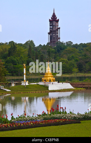 NAN MYINT Turms am KANDAWGYI NATIONALGARTEN in PYIN U LWIN auch bekannt als MAYMYO - MYANMAR Stockfoto