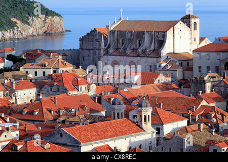 Jesuitenkirche St. Ignatius, Dubrovnik, Dalmatien, Kroatien Stockfoto