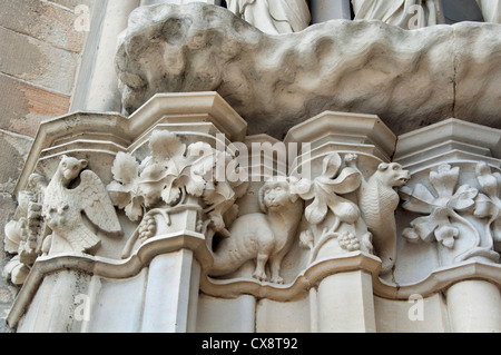 Kirche Dekoration, Osnabrück, Deutschland Stockfoto