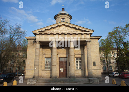 Evangelisch-Lutherische Kirche von St. Nikolaus, Gattschina, Leningrad Oblast, Russland. Stockfoto