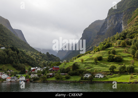 Aurland, Norwegen Stockfoto