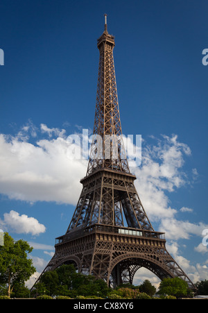 Der Eiffelturm in Paris Stockfoto
